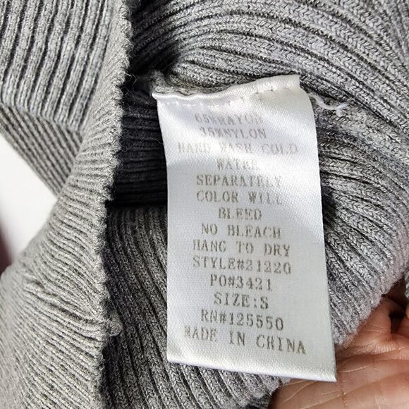 HERA Collection Cowl Neck Sweater Dress S - Picture 4 of 4